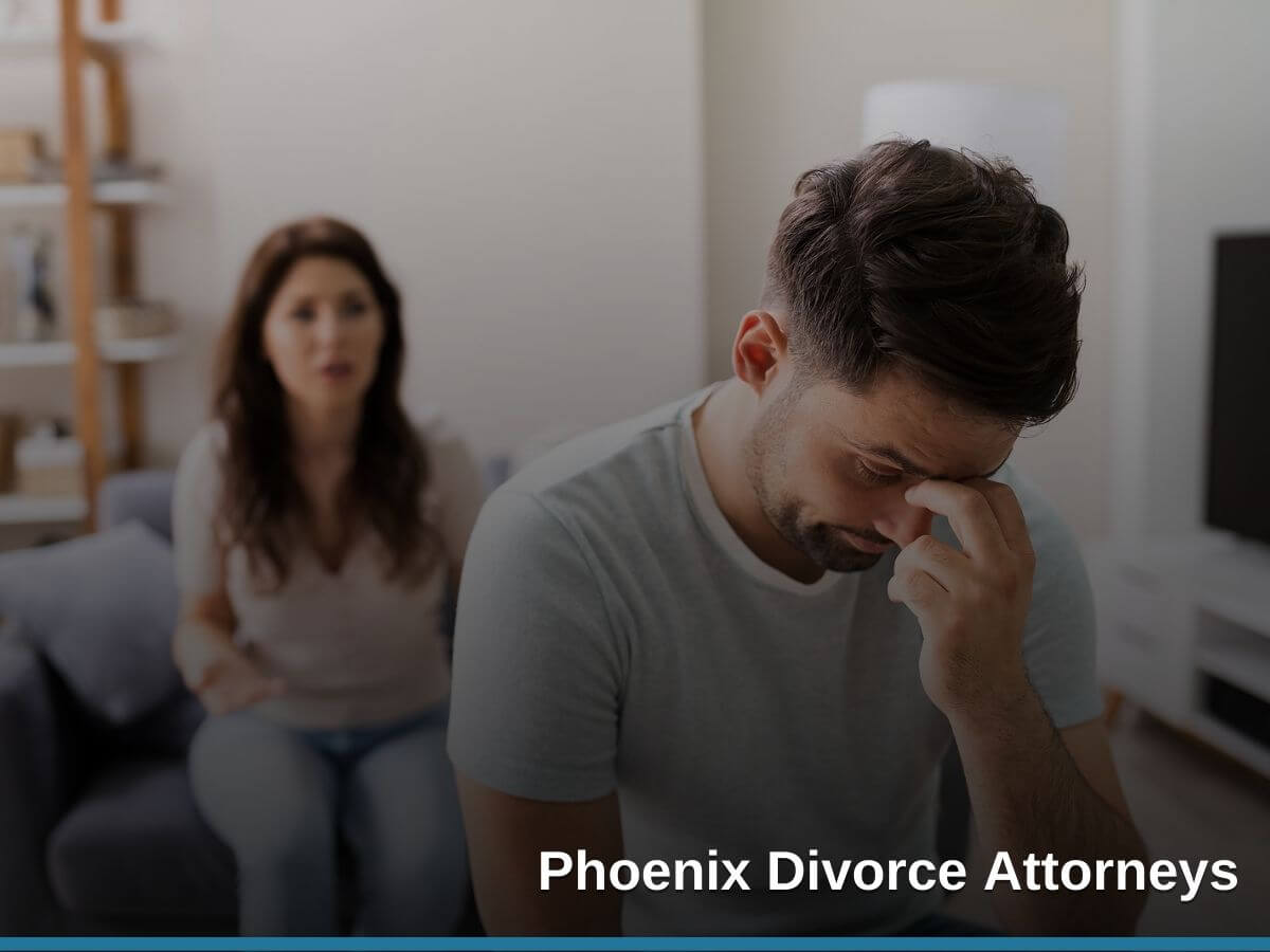 Man arguing with his ex-wife